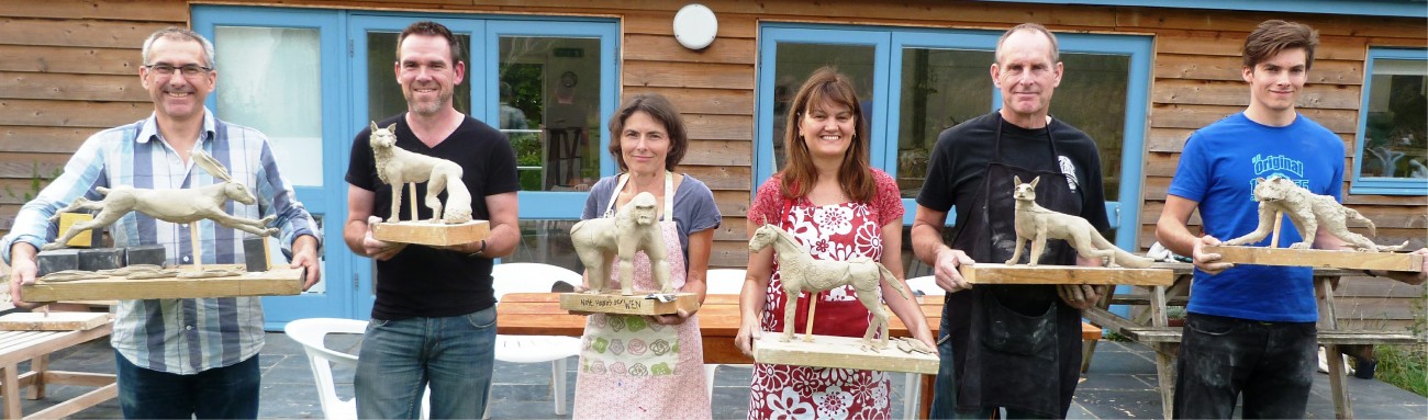 Ceramic Animal course creates smiley happy people